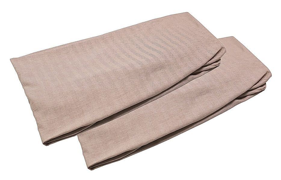 KINDSGUT Spannbettlaken 2er-Set, 70x140, Baumwolle, Altrosa günstig online kaufen