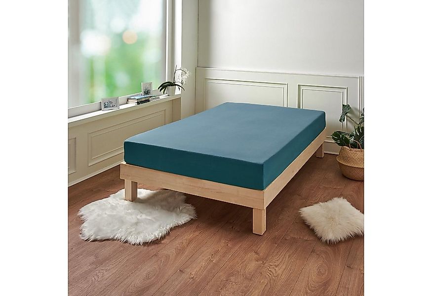 TRAUMSCHLAF Spannbettlaken Premium Interlock, Jersey, Gummizug: Rundumgummi günstig online kaufen