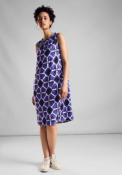 STREET ONE Sommerkleid Street One Viskose Print Kleid in Violet Blue (1-tlg günstig online kaufen