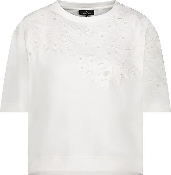 Monari Kurzarmhemd Sweatshirt cream günstig online kaufen