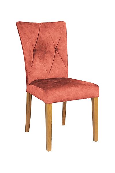 Home affaire 4-Fußstuhl »Diamond«, (Set), 2 St., Samtvelours, Sitz und Ruec günstig online kaufen