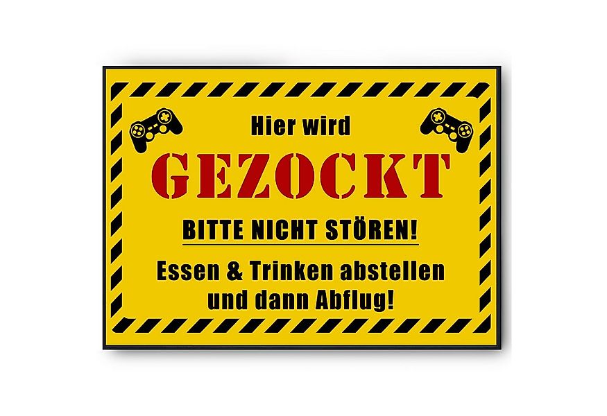 Tigerlino Poster Zocker Spielzimmer Gamer Geschenk Zocken Jugendlicher Zimm günstig online kaufen