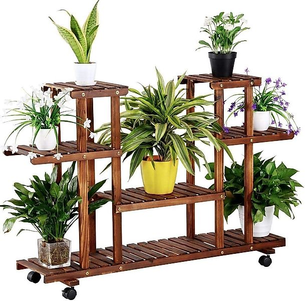Yaheetech Blumenständer, Pflanzenregal aus Holz günstig online kaufen