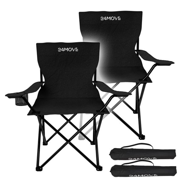24Move Campingstuhl 24MOVE® Campingstuhl, 2er Set, günstig online kaufen