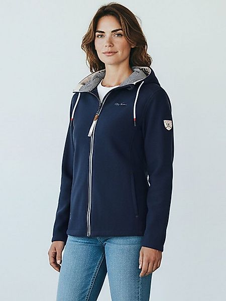 Dry Fashion Fleecejacke Norden Damen Jacke Norden mit Kapuze - Windabweisen günstig online kaufen