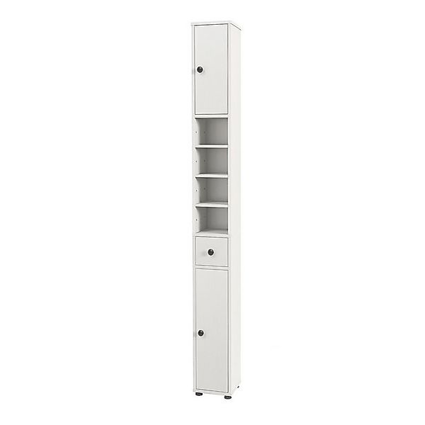 COSTWAY Hochschrank Badschrank schmal, verstellbaren Regal, 20x20x180cm, We günstig online kaufen