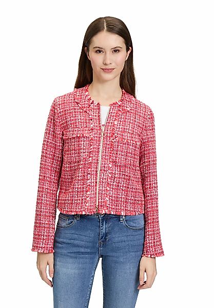 Betty Barclay Jackenblazer "Betty Barclay Blazer-Jacke mit Fransen", Materi günstig online kaufen