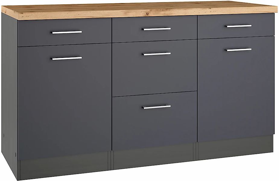 KOCHSTATION Unterschrank "KS-Milan", HELD Möbel, Unterschrank 150 cm, matte günstig online kaufen