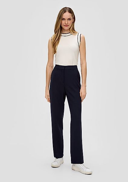 s.Oliver BLACK LABEL Stoffhose Straight-Leg-Hose aus günstig online kaufen