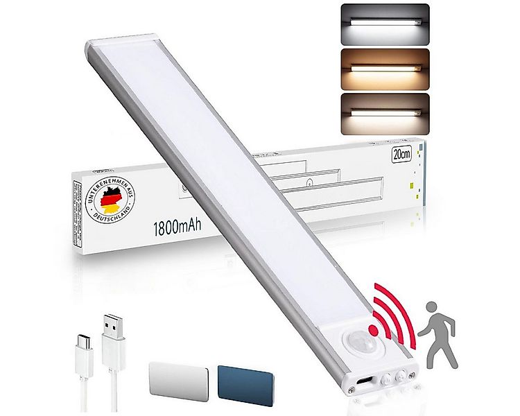 FOSMET LED Unterbauleuchte Led Unterbauleuchte Küche 1800mAh Dimmbar Schran günstig online kaufen