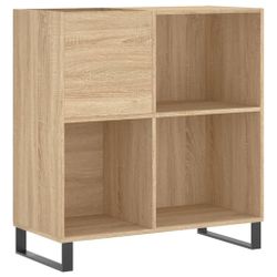 vidaXL Media-Regal Plattenschrank Sonoma-Eiche 84,5x38x89 cm günstig online kaufen