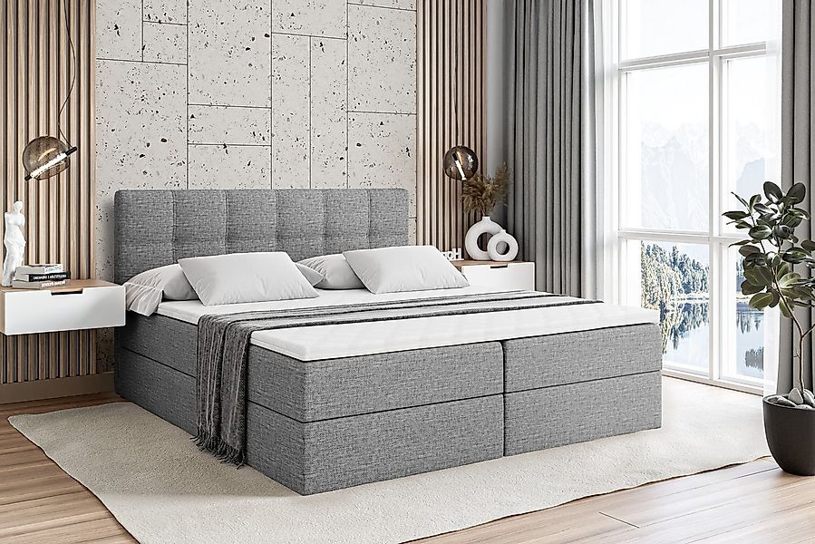 ALTDECOR Boxbett MARCE (Multipocket-Matratze H4, H3 Matratze Bonellfederung günstig online kaufen