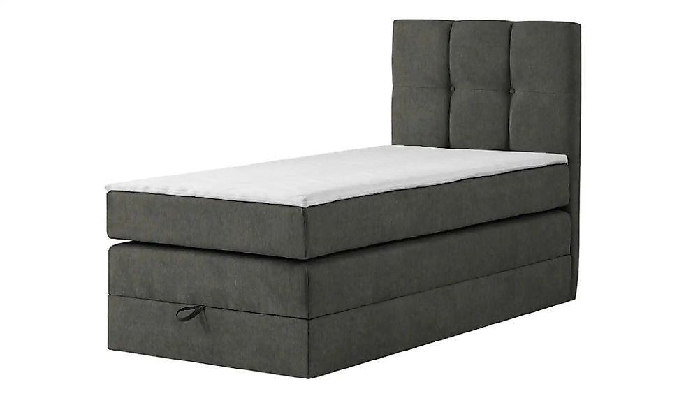 Boxspringbett mit Bettkasten Leeds ¦ grau Betten > Einzelbetten - Höffner günstig online kaufen