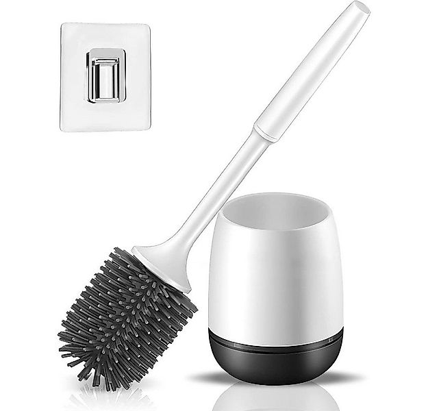 POPOLIC Wand-WC-Befestigung WC Bürste mit Halter Silikon Toilettenbürste Se günstig online kaufen