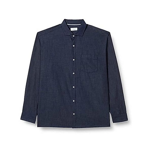 s.Oliver Kurzarmhemd s.Oliver Hemd, BLUE blau blau regular fit (1-tlg., kei günstig online kaufen