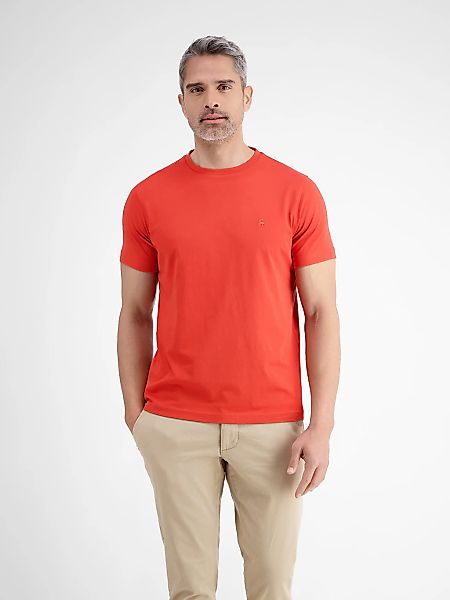 LERROS Rundhalsshirt mit Logo Stickerei günstig online kaufen