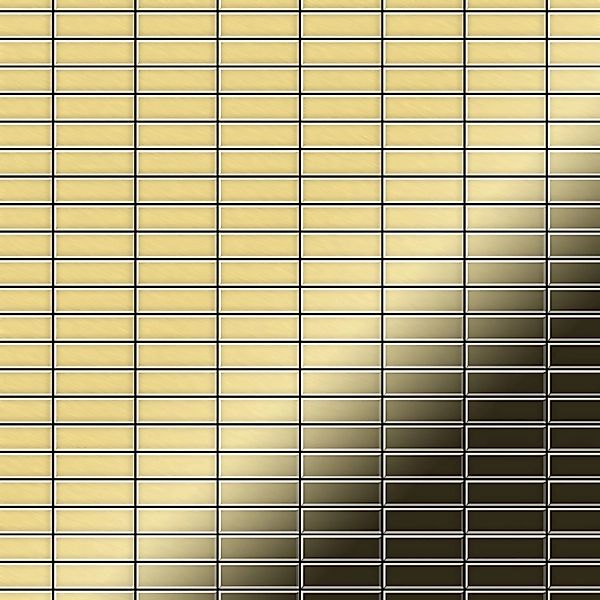 ALLOY Mosaik Fliese Massiv Metall Messing Gewalzt Gold 1,6mm Stark Cabin-bm günstig online kaufen