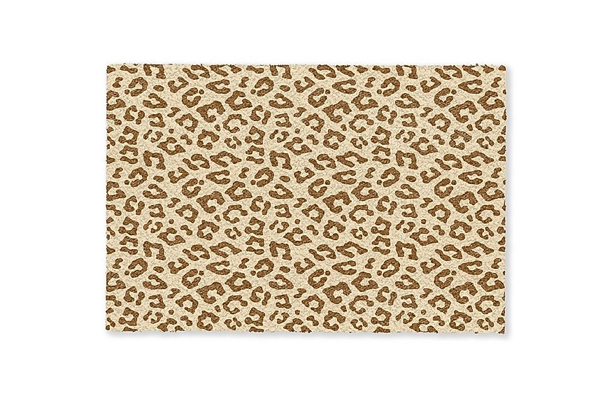MuchoWow Fußmatte Leopard - Braun - Muster, Rechteckig, innen Schmutzfangma günstig online kaufen