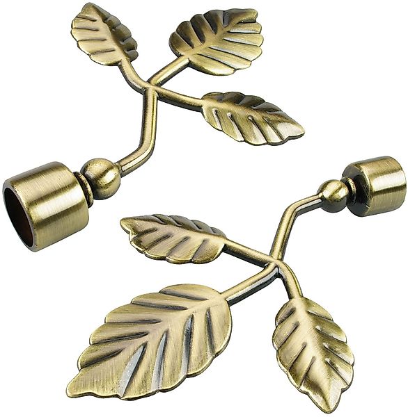 Liedeco Gardinenstangen-Endstück Bacchus, Gardinen, (Set, 2-St), günstig online kaufen