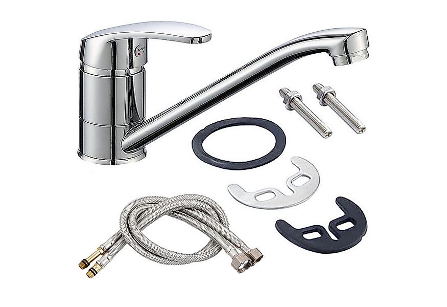 TWSOUL Spültischarmatur Badarmaturen Mischbatterie Küche, 360° Spültischarm günstig online kaufen