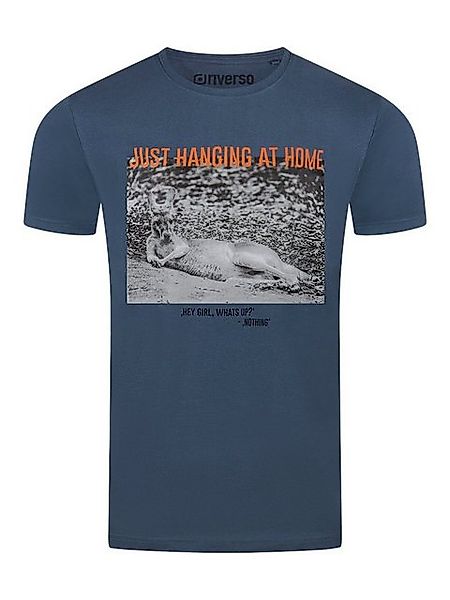 riverso T-Shirt Herren Fotoprintshirt RIVCharly Regular Fit (1-tlg) Kurzarm günstig online kaufen