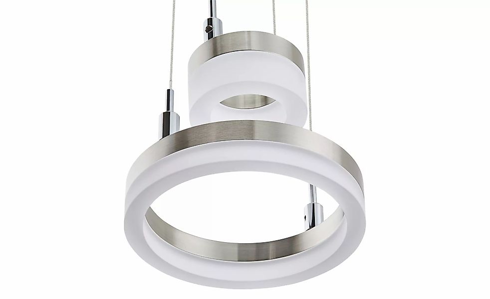 Meisterleuchten LED-Pendelleuchte, 2-flammig, nickel matt ¦ silber ¦ Maße ( günstig online kaufen