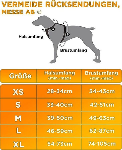 Tierhood Hunde-Geschirr Hundegeschirr für kleine, mittel und große Hunde - günstig online kaufen