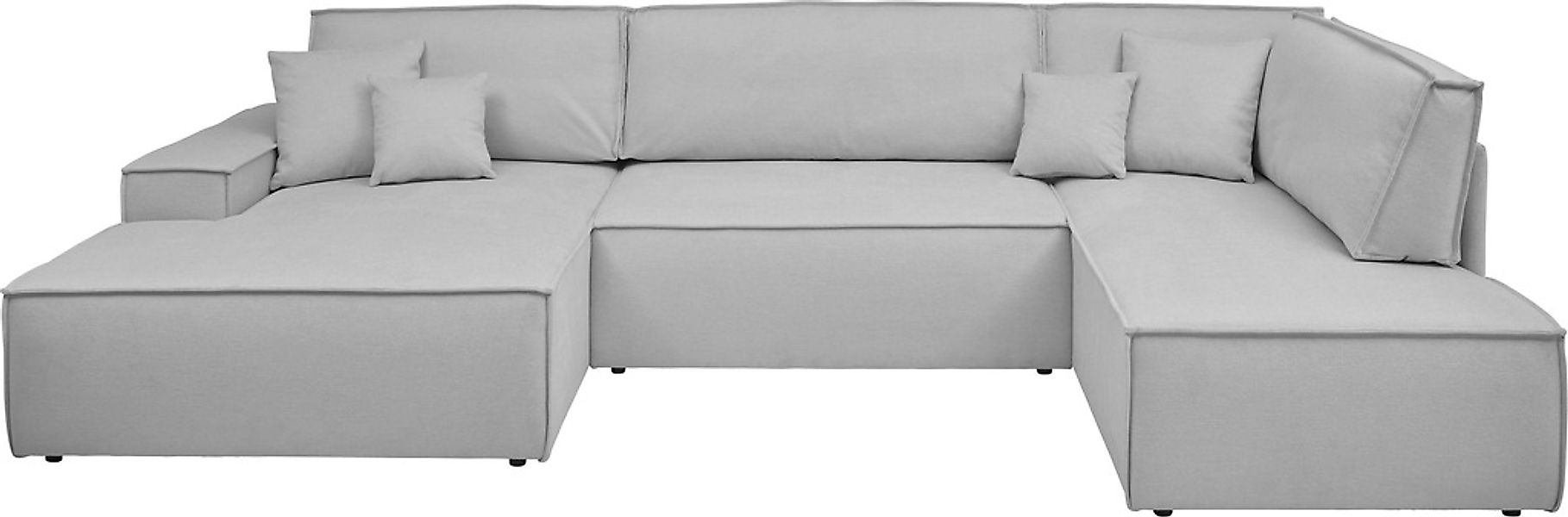 andas Wohnlandschaft »FINNLEY U-Form XXL 329 cm, Schlafsofa, Schlaffunktion günstig online kaufen
