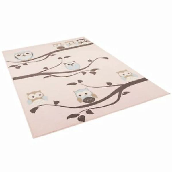 Pergamon Kinderteppich Trendline Eulen Pastell Spielteppiche rosa Gr. 120 x günstig online kaufen