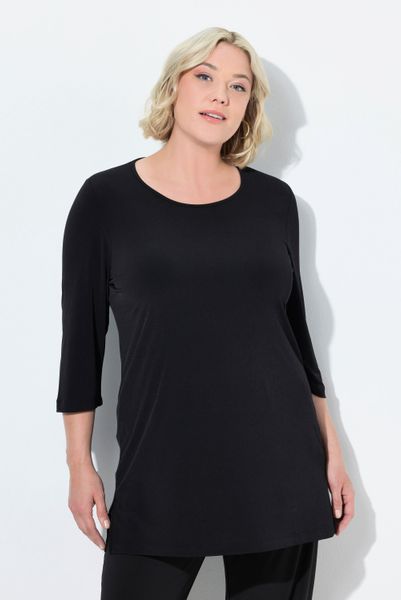 Ulla Popken Longshirt Longshirt Rundhalsausschnitt 3/4-Arm günstig online kaufen