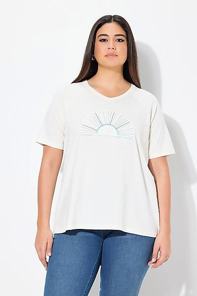 Ulla Popken T-Shirt T-Shirt Stickerei Classic günstig online kaufen