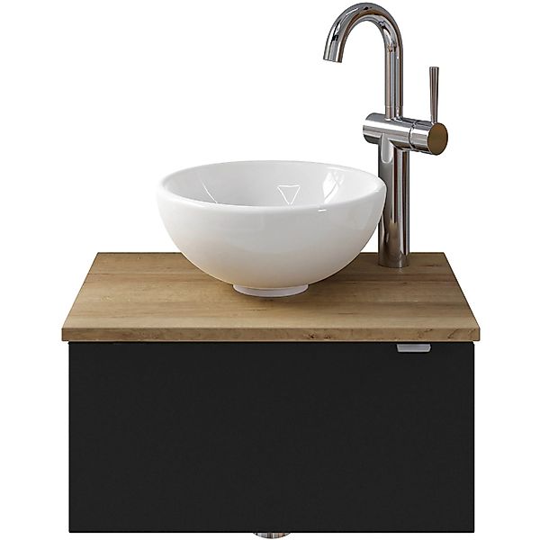 Pelipal Einzelwaschtisch Serie 6915 51 cm Schwarz mit Softclose günstig online kaufen