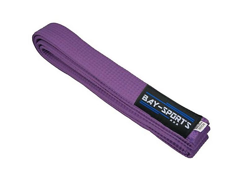 BAY-Sports Karateanzug Budogürtel Karategürtel Kampfsportgürtel violett lil günstig online kaufen