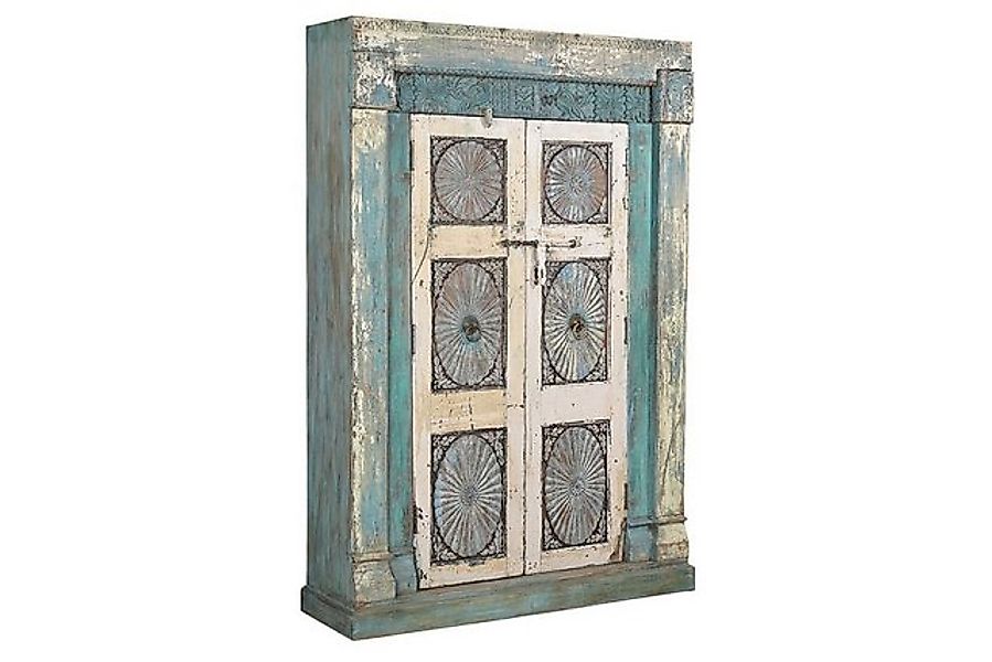 daslagerhaus living Hochschrank Schrank Vintage blau günstig online kaufen