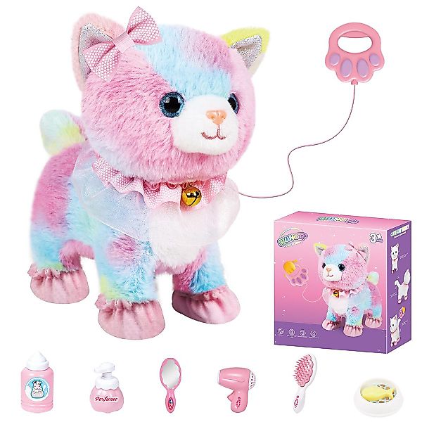 DOPWii Tierkuscheltier Plüschtiere,Berührungs- und sprachgesteuertes fernge günstig online kaufen