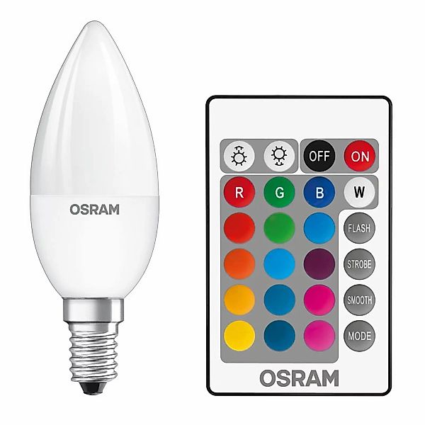 OSRAM LED-Lampe E14 4,2W Star+ Kerze matt Remote günstig online kaufen