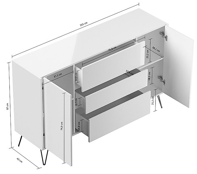 Magnolia Home Sideboard Design Sideboard Kommode günstig online kaufen