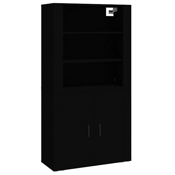 vidaXL Highboard Schwarz Holzwerkstoff 3185360 günstig online kaufen