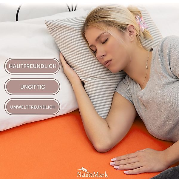 NatureMark Spannbettlaken Jersey Basic Spannbetttuch, 100% Baumwolle, Gummi günstig online kaufen