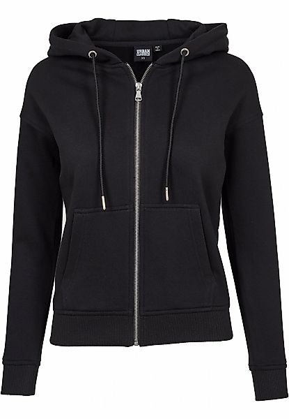 URBAN CLASSICS Sweatjacke "Urban Classics Damen Ladies Classic Zip Hoody", günstig online kaufen