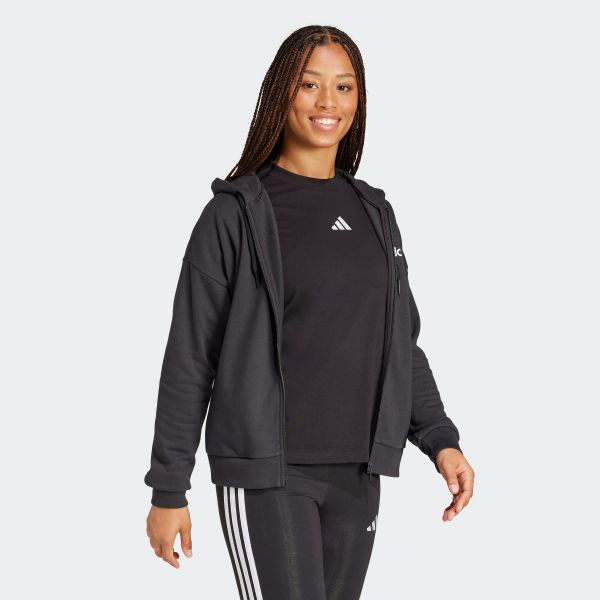 adidas Sportswear Kapuzensweatshirt "W LIN FT FZ HD" günstig online kaufen
