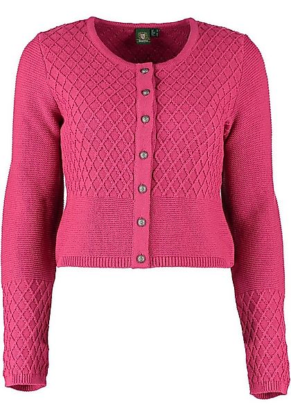 OS Trachten Strickjacke Swoyar Trachtenjacke mit Rautenmuster günstig online kaufen