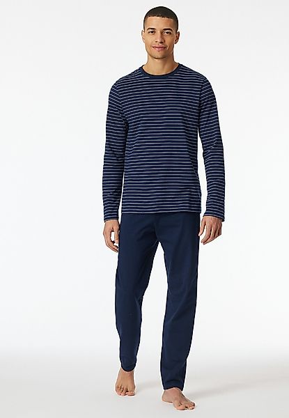 Schiesser Schlafanzug "Casual Essentials" 2 Stk. tlg., mit Streifen günstig online kaufen