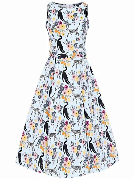 Hepburn Cute Kitty Sky Kleid günstig online kaufen