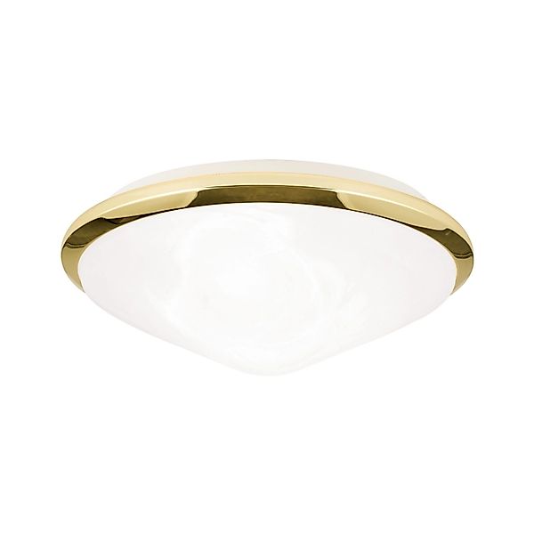 Orion Leuchten Deckenleuchte Rima Ø 32 cm 2 x E27 Gold günstig online kaufen