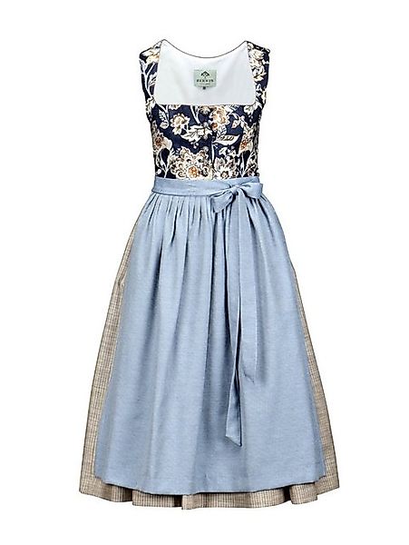 Berwin Dirndl Dirndl mit Blumendruck-Oberteil (Einzelstück) günstig online kaufen