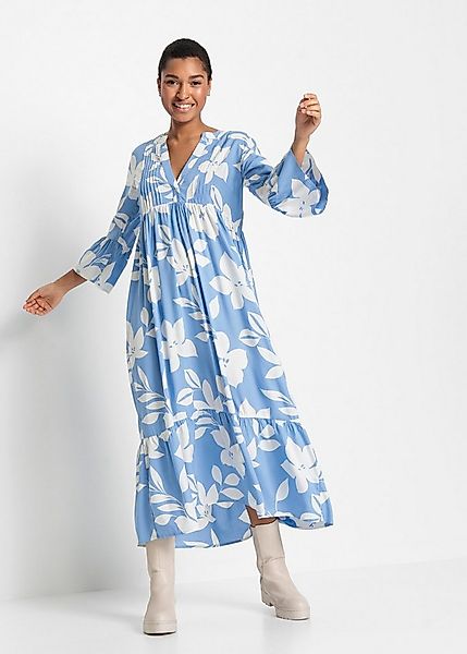 bonprix Maxikleid Maxikleid aus fließender Viskose günstig online kaufen