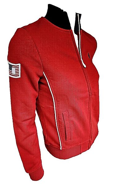 Ferrari Sweatjacke Offiziell Damen Full Zip 60er America Red Retro Motorspo günstig online kaufen