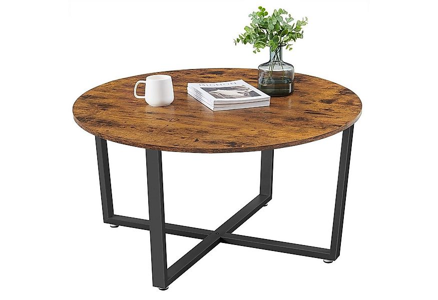 VASAGLE Couchtisch, Kaffeetisch, Ø88 x 47 cm, für Wohnzimmer günstig online kaufen