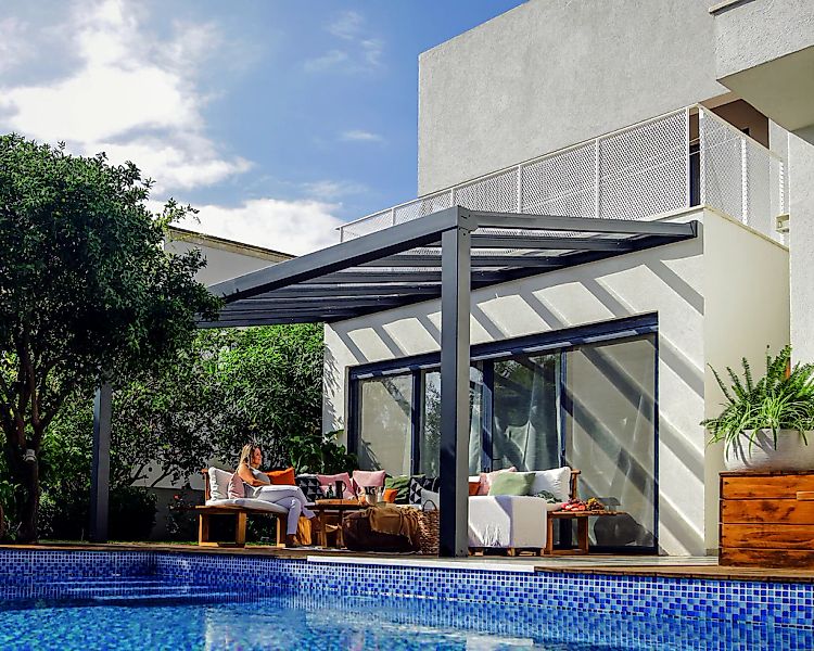 Palram - Canopia Terrassendach "Stockholm Alu Terrassenüberdachung", einfac günstig online kaufen